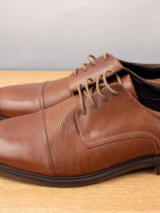 Josef Seibel Myles Men\'s Size 45 US 11 - 11.5 Oxford LeatherDress Shoes NWOB main image 5
